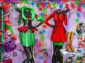 თამაშის Xmas shopping window