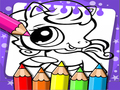 თამაშის Littlest Pet Shop Coloring Book