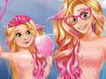 თამაშის Princess Mom Daughter Cute Family Look