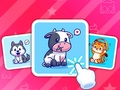 თამაშის Cute Animal Cards