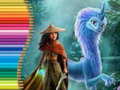 თამაშის Coloring Book for Raya And The Last Dragon
