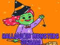 თამაშის Halloween Monsters Jigsaw