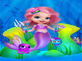 თამაშის Cute Mermaid Girl Dress Up 