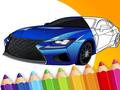 თამაშის Japanese Luxury Cars Coloring Book 