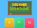 თამაშის Guess number Quick math games