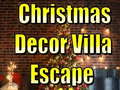 თამაშის Christmas Decor Villa Escape
