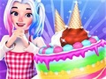 თამაშის Cute Doll Cooking Cakes