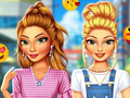 თამაშის Super Girls Ripped Jeans Outfits