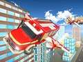 თამაშის Flying Fire Truck Driving Sim