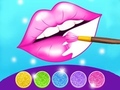 თამაშის Glitter Lips Coloring Game