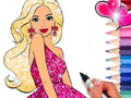 თამაშის Coloring Book: Barbie