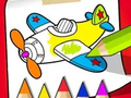 თამაშის Coloring Book: Cute Plane