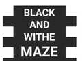 თამაშის Maze Black And Withe