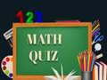 თამაშის Math Quiz 