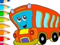 თამაშის Coloring Book: Bus