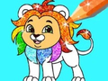თამაშის Coloring Book: Lion