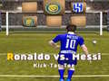 თამაშის Messi vs Ronaldo Kick Tac Toe