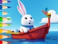 თამაშის Coloring Book: Sailing Rabbit