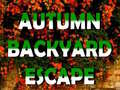 თამაშის Autumn Backyard Escape 