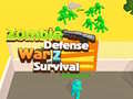 თამაშის Zombie defense War Z Survival 