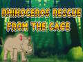 თამაშის Rhinoceros Rescue from the Cage