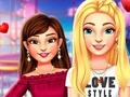 თამაშის BFFs High School First Date Look