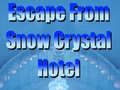 თამაშის Escape From Snow Crystal Hotel