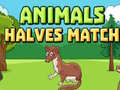თამაშის Animals Halves Match