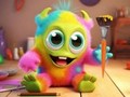 თამაშის Coloring Book: Monster