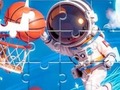 თამაშის Jigsaw Puzzle: Space Basketball