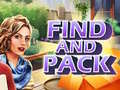 თამაშის Find and Pack