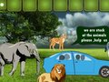 თამაშის Family Escape From Dangerous Animals