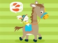 თამაშის Coloring Book: Riding Horse