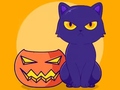 თამაშის Coloring Book: Halloween Cat