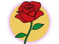 თამაშის Coloring Book: Rose