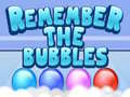 თამაშის Remember the Bubbles