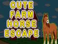 თამაშის Cute Farm Horse Escape