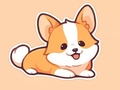 თამაშის Coloring Book: Corgi