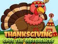 თამაშის Thanksgiving Spot the Difference