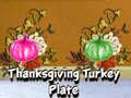 თამაშის Thanksgiving Turkey Plate
