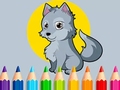 თამაშის Coloring Book: Wolf