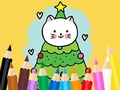 თამაშის Coloring Book: Cats And Christmas Tree