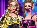 თამაშის Cyberpunk City Hairstyles