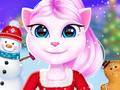 თამაშის Cat Girl Christmas Decor Game