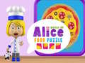 თამაშის World of Alice Food Puzzle