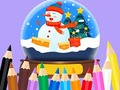 თამაშის Coloring Book: Christmas Crystal Ball