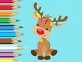 თამაშის Coloring Book: Cute Christmas Reindeer