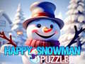 თამაშის Happy Snowman Puzzle