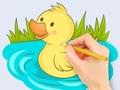 თამაშის Coloring Book: Baby Duck Swim