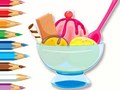 თამაშის Coloring Book: Ice Cream Sundae